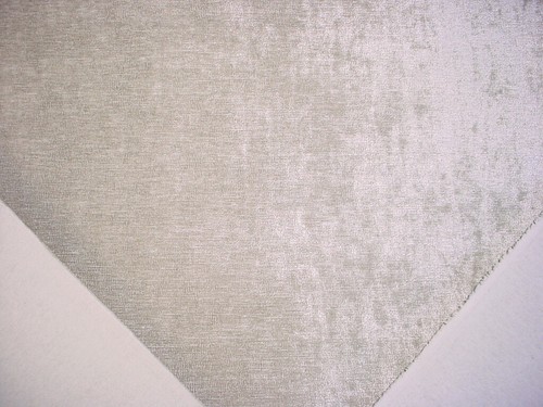 5-3/4Y Romo Kirkby K5107 Ion Silvery Grey Chenille Drapery Upholstery Fabric - Picture 3 of 4