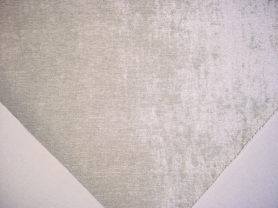 5-3/4Y Romo Kirkby K5107 Ion Silvery Grey Chenille Drapery Upholstery Fabric - Image 3 of 4
