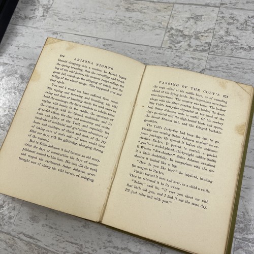 1st Print Arizona Nights Stewart Edward White 1907 Western Book - Grosset Dunlap - Imagen 9 de 10
