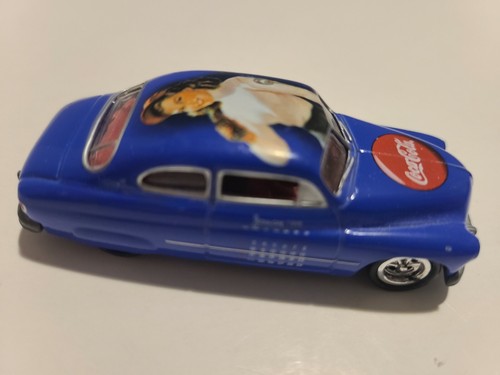 1949 Mercury Ford Ponton Lowrider Johnny Lightning Coca Cola calendario chica - Imagen 6 de 9