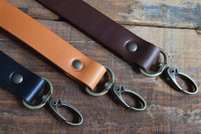 Replacement Leather Shoulder Bag Strap19mm wide 900mm long antique brass clasps Replacement Leather Shoulder Bag Strap19mm wide 900mm long antique brass clasps