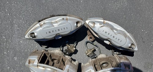 14-22 INFINITI Q50 Q60 AKEBONO BRAKE CALIPER SET FRONT & REAR Q70 370 G37 OEM R1 - Picture 7 of 19