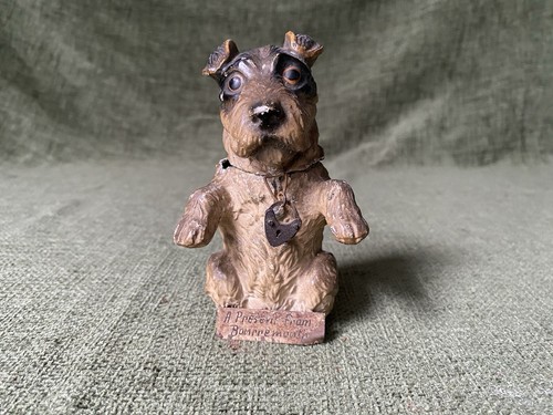Antike Vintage Hund Still Spardose Bank Spardose Bournemouth - reparaturbedürftig P401 - Bild 2 von 10