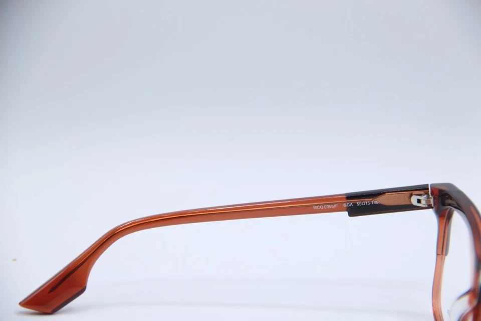 NUEVAS GAFAS DE SOL ALEXANDER MCQUEEN MCQ 0055/F GGA AZUL MARRÓN MARCO AUTÉNTICO 55-15 Foto 3 de 4