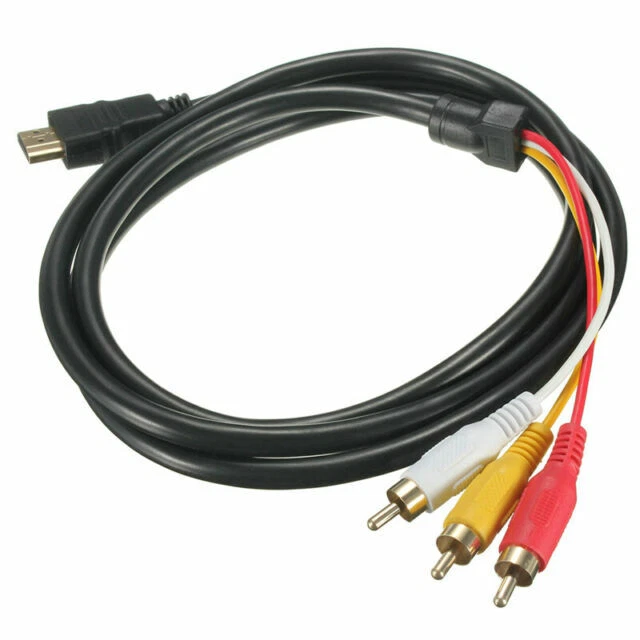 1: 3 Connection Split/Duplication RCA Male Video AV Adapters/Converters