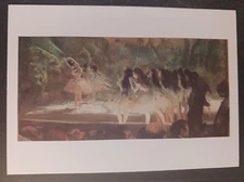 postcard art Degas Ballet at the Paris Opera unposted