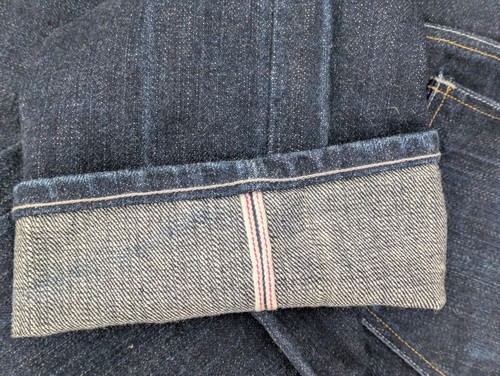 Mens 3x1 NYC Dark Selvedge Low Rise Jeans 30 32x33 Slim Skinny Denim Repair USA - Picture 14 of 21
