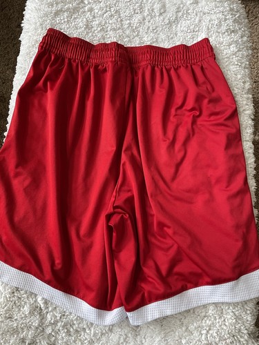 Adidas Boys Sz. XL Red Climalite Sport Shorts. Nice Pair - Picture 10 of 11