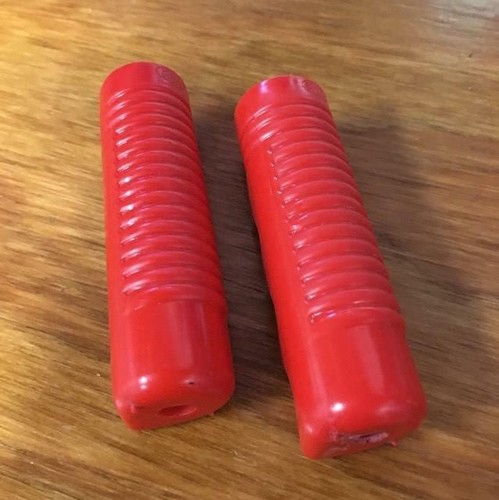 VINTAGE TRICYCLE GRIPS 2-5/8" LONG 5/8" I.D. FOR TRICYCLE SCOOTER OTHERS VINTAGE - Picture 4 of 5