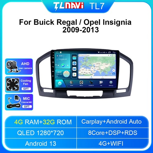 Reproductor de coche Android 13 para Opel Insignia CD300 CD400 Buick Regal 2009-2013 GPS - Imagen 17 de 48