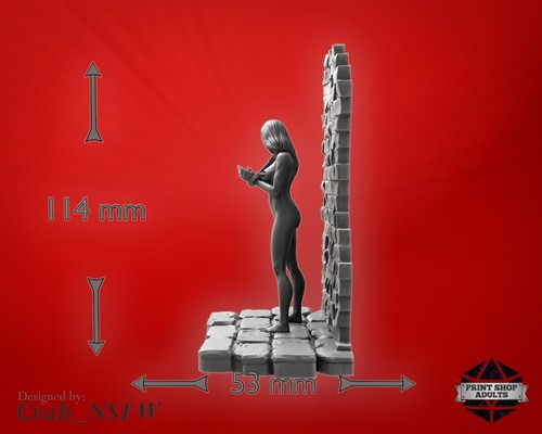 Attaché Miniature Dungeon De Pleasure Figure Nsfw Érotique Cadeau 75mm non Peint - Bild 8 von 8