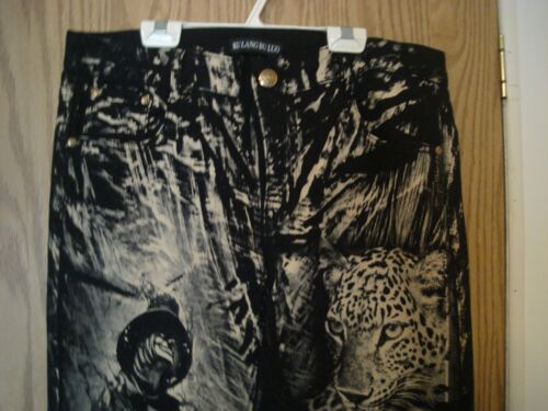 Ku Lang Bu Luo Designer Jeans Size 34 Rockstar - Bild 2 von 12