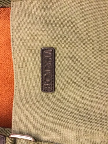 Bodhi Bag Large Canvas Tote Messenger Laptop Bag NWT $319.99 Dust Cover Included - Picture 5 of 6