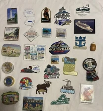 Vintage Refrigerator Magnet Lot of 29 Travel Destination Fridge Magnets US More