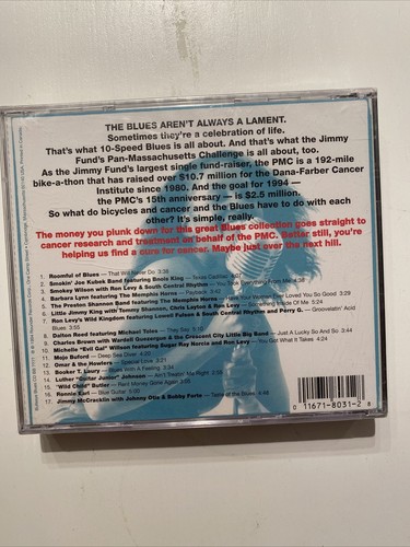 JIMMY FUND - 10 SPEED BLUES MUSIC CD, 17 V/A TRACKS, BUFORD, BOOKER T, RONNIE + - Picture 2 of 2