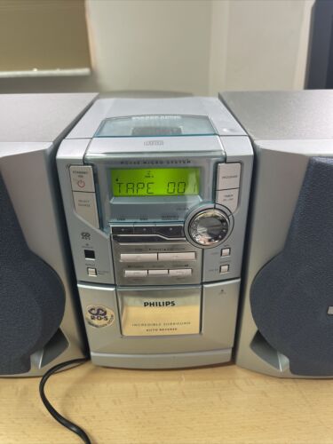 PHILIPS MC148/22 HiFi Anlage Kompaktanlage CD CD-RW MP3/WMA-CD Kassette Tuner - Bild 4 von 6