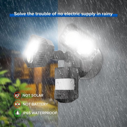 Ultra Bright 3500LM Motion Sensor Outdoor Light - 4 Adjustable Modes, IP65 Rated - Picture 7 of 10