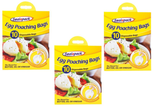 Egg Poaching Bags - Poached Poach Poachies Eggs - Disposable Poacher Bag - Picture 2 of 6