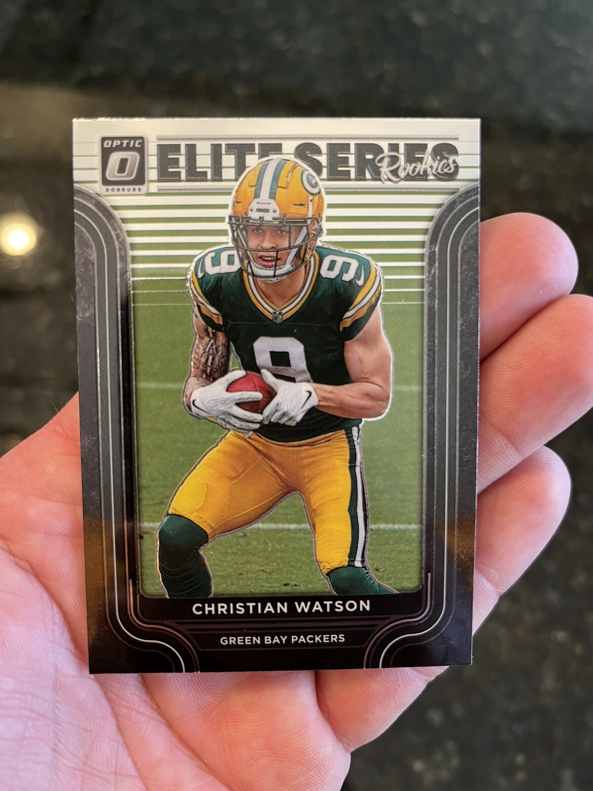 2022 Optic Christian Watson Elite Series Rookies #ESR-12 - Green Bay Packers