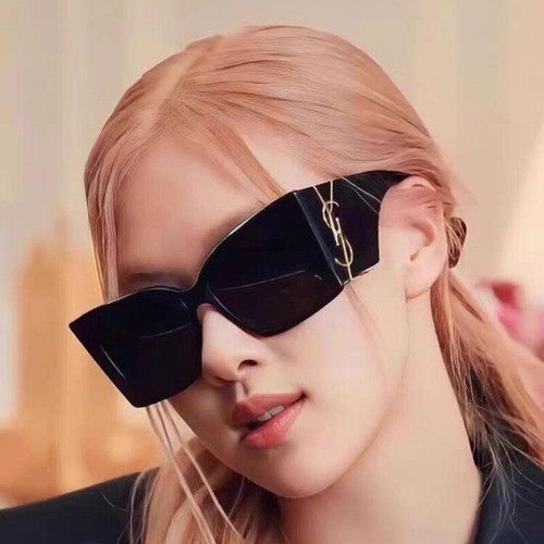 New Saint Laurent SL M119 BLAZE-001 Black Cat Eye Women's Sunglasses Fashion - Picture 1 of 11
