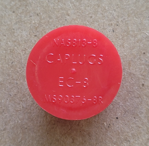 KOPFSTECKER EC-8 NAS813-8 ROT KUNSTSTOFFKAPPE, MS90376-8R, 300 STK. - Bild 3 von 6