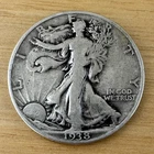 1938-P Walking Liberty Half Dollar, Fine Grade