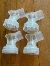  4 New Medela connectors 2 pair 