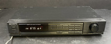 Sony ST JX401 Stereo FM AM Tuner Digital Lock Synthesizer FM Stereo 30 Station
