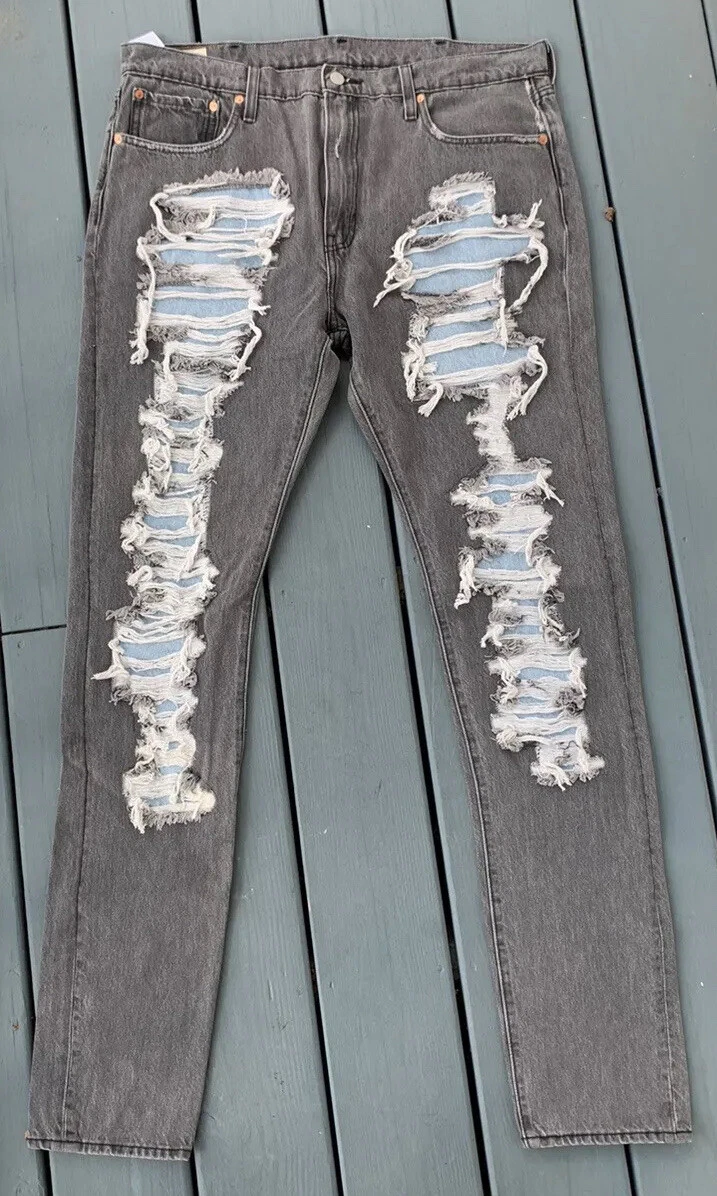 Levis destroyed cheap jeans