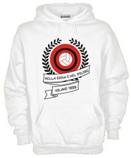Felpa Con Cappuccio KJ1099 Nella Gioia e Nel Dolore Milano Ultras Curva Sud
