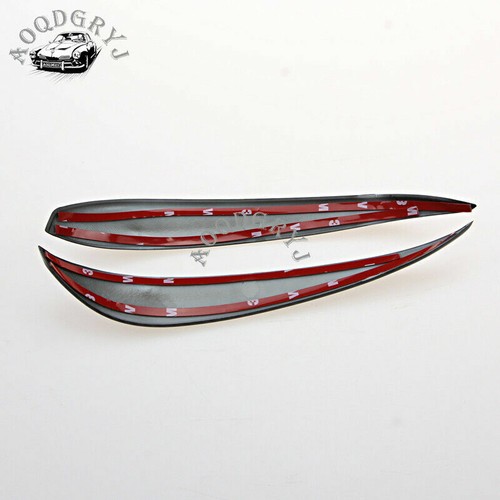 2x For Honda Accord 2008-2012 Carbon Fiber Rearview Side Mirror Cover Trim Strip - Imagen 8 de 8