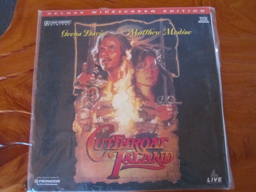 LASERDISC DIGITAL CUTTHROAT ISLAND DELUXE WIDESCREEN EDITION GREAT ** MUST SEE