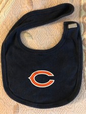 Chicago Bears bib navy blue cotton polyester blend
