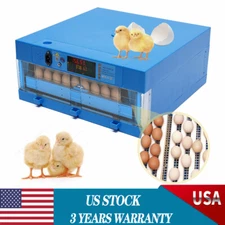 64 eggs 110V 12V chicken duck goose incubator Fully automatic dual power supply
