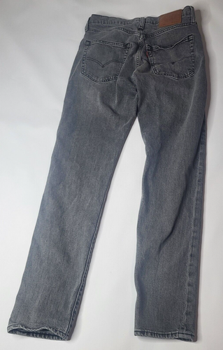 Levi's 512 Premium Red Tag Big E Jeans Men's 30X32 Faded Black Slim Fit Denim - Picture 8 of 9