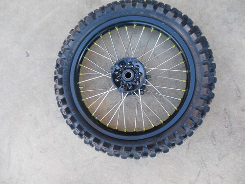 09-18 KAWASAKI KX250F KX450 KX450F 19X1.85 REAR WHEEL RIM HUB TIRE Takasago - Picture 13 of 13