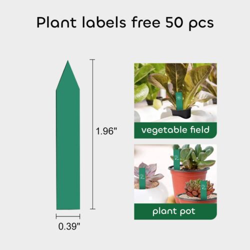 Net Pot Garden Slotted Mesh Cups Hydroponic Pots Supplies with Plant Labels - Picture 3 of 58