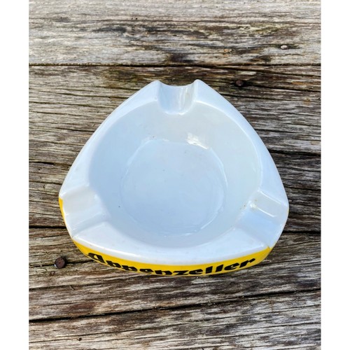 1950s Vintage Swiss Appenzeller Alpenbitter Triangular Ashtray LANGENTHAL - Picture 9 of 10