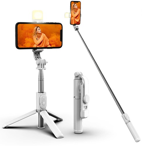 Trépied perche à selfie 40" Bluetooth télécommande portable pour iPhone et téléphones Android - Photo 10 sur 24