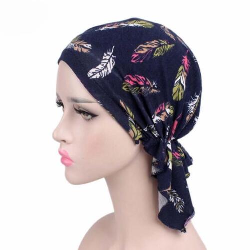 *Frauen-Krebs-Hut Chemo-Mütze Haarausfall Muslimisches Kopftuch Turban ≌ - Bild 32 von 37