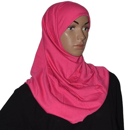 Kopftuch Amira 2 teilig fertig Hijab mit Bone Khimar Niqab Baumwolle - Bild 19 von 38