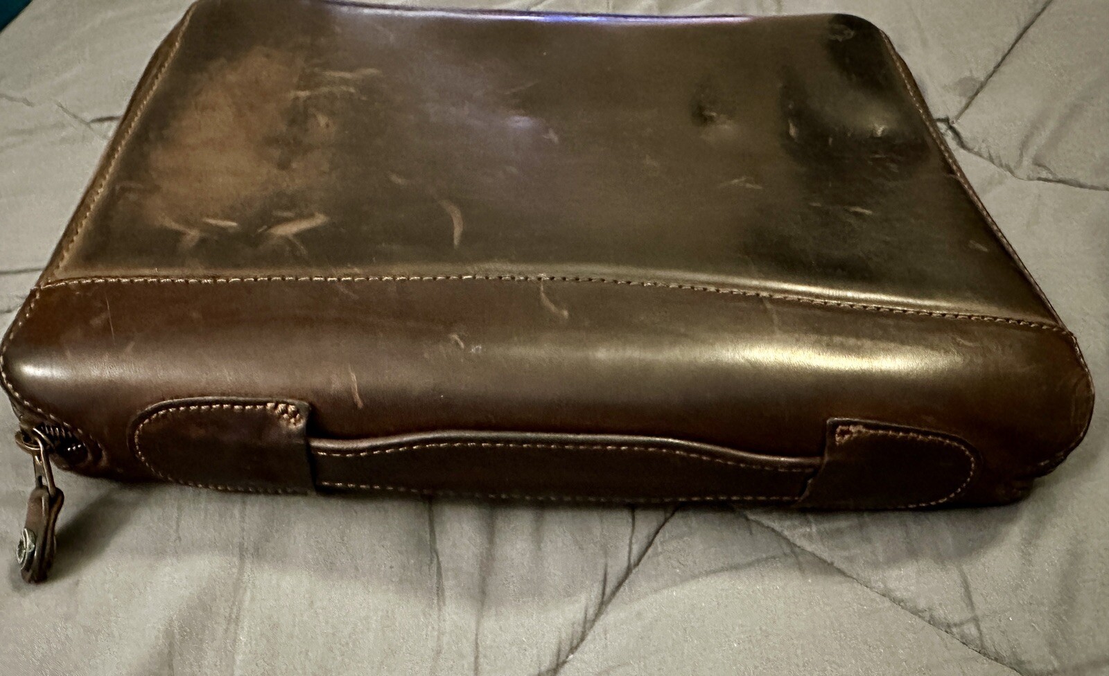 MONARCH 1.25" FULL GRAIN LEATHER Franklin Covey Planner 8.5X11