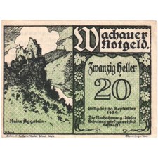 [#291414] Austria, Spitz an der Donau, 20 Heller, 1921-09-30, EF