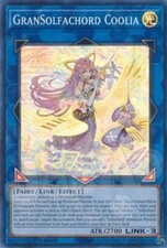 Yugioh GranSolfachord Coolia - 1st Edition Super Rare NM - Free Holographic Card