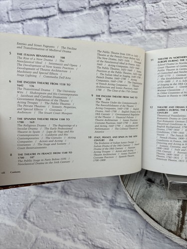 History of the Theatre by Oscar G Brockett VINTAGE 1974 Hardcover Second Edition - Picture 8 of 10