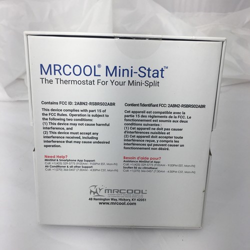 Mr Cool Mini-Stat - Thermostat (Open Box) Never Used - Picture 2 of 5