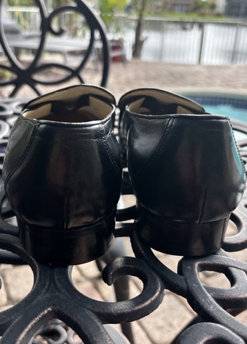 Pierre Balmain Paris Black Soft Leather Men’s Loafers Shoes With Logo Size 6.5 - Picture 8 of 13
