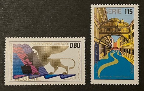 Reisemarken: 1972 Algerien Briefmarken Scott #471-472 - UNESCO postfrisch MNH OG