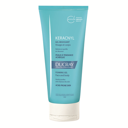 Ducray, Keracnyl zu Akne neigender Hautschaum, 200 ml, gut zur Akne Reinigung