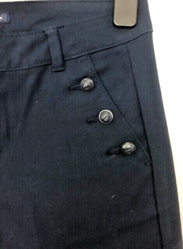 Ladies Tommy Hilfiger Navy Trousers Straight Leg Size 10 NEW - Picture 2 of 7